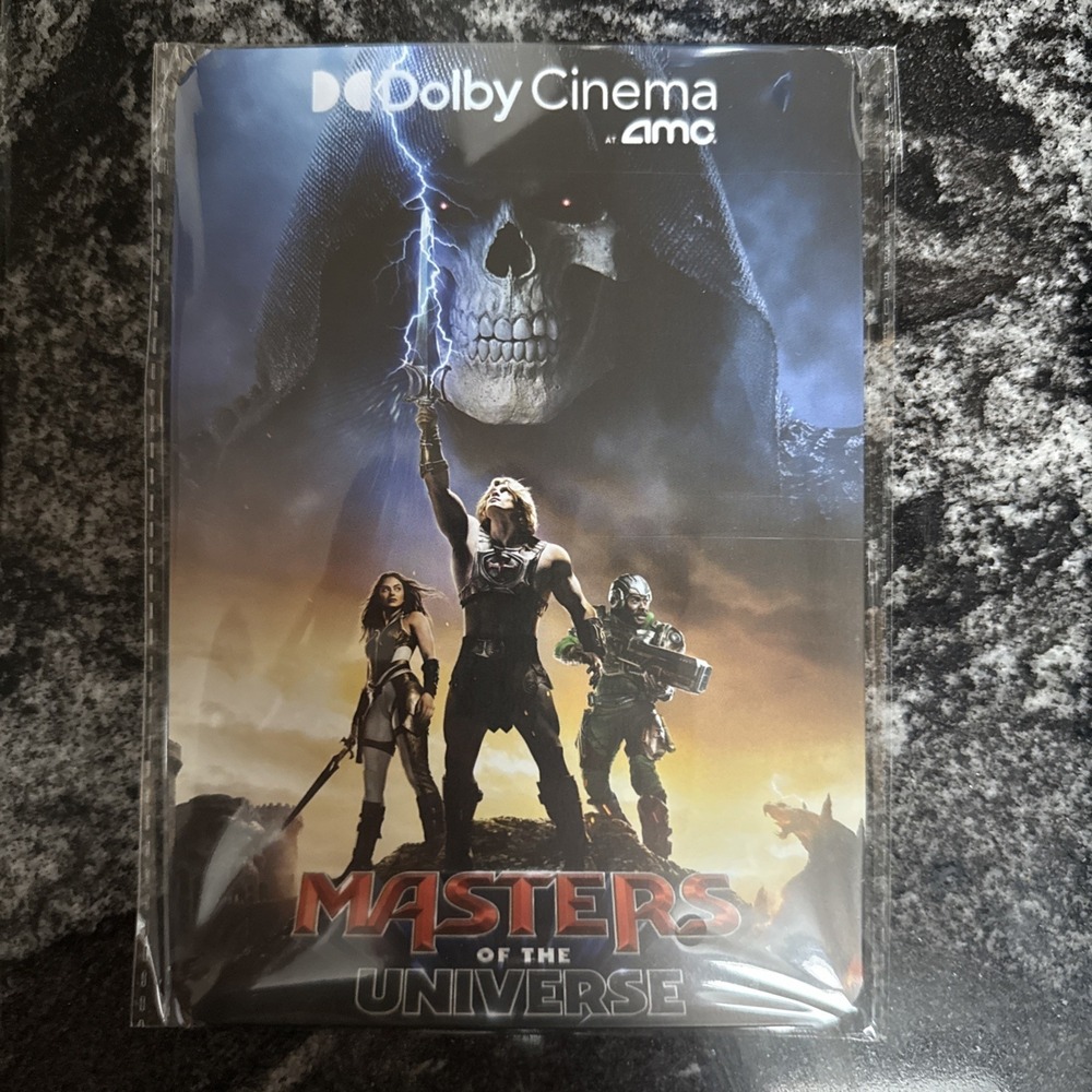 AMC Dolby Masters Of The Universe Limited Promo Metal Tin Mini Poster 5.25 X 7.5 - Picture 1 of 1